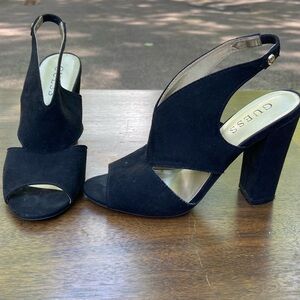 Guess Black Heels size 6 gently used.